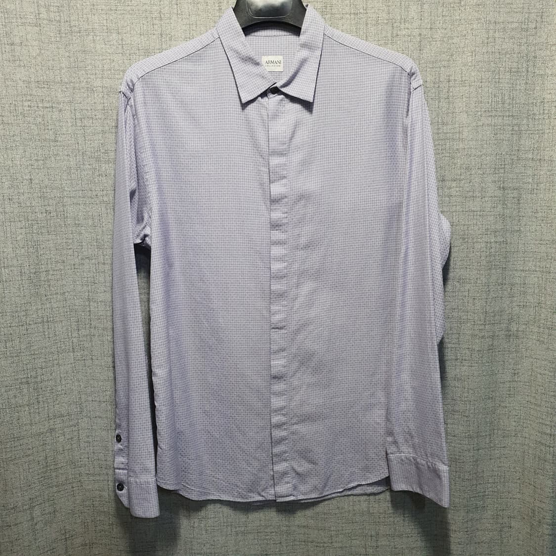 아르마니 꼴레지오니 남성 체크 셔츠  상품이미지1