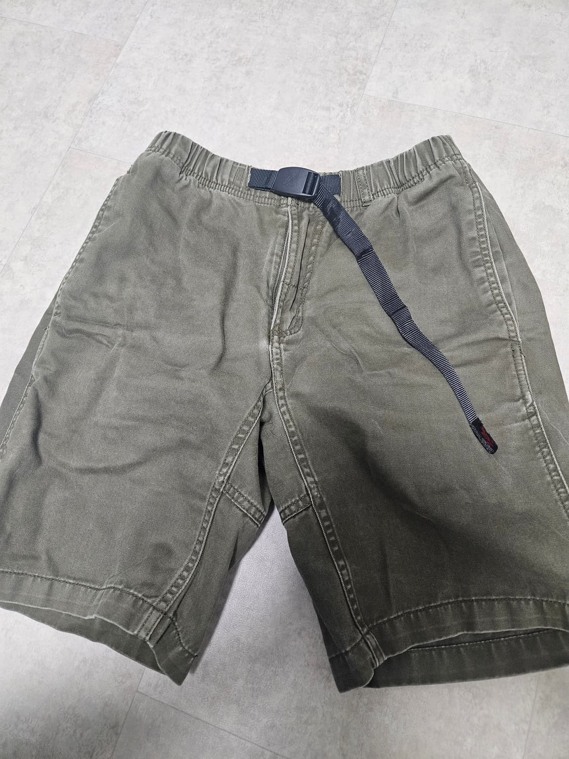 그라미치 카키 반바지 쇼츠 S 상품이미지1