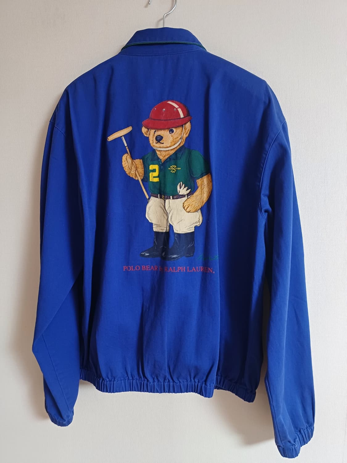 90s 폴로베어 랄프로렌 블루종 자켓 로라이프 polo bear 상품이미지3
