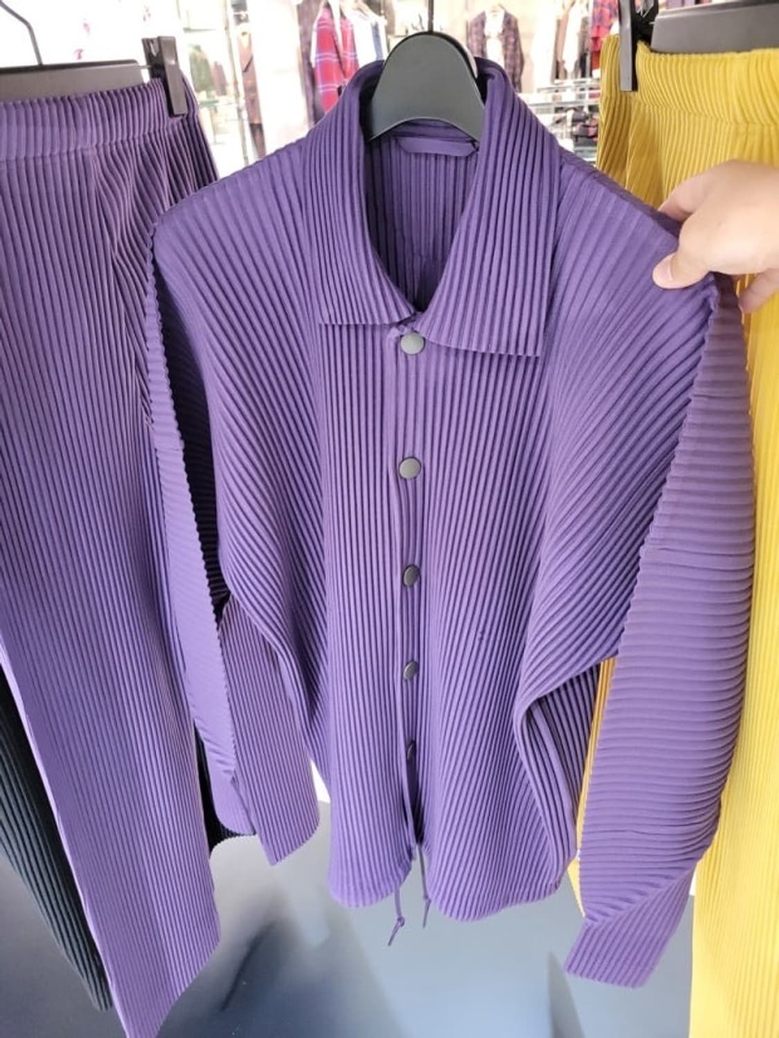 옴므플리세 칼라넥 자켓 (JC111)_3 상품이미지3