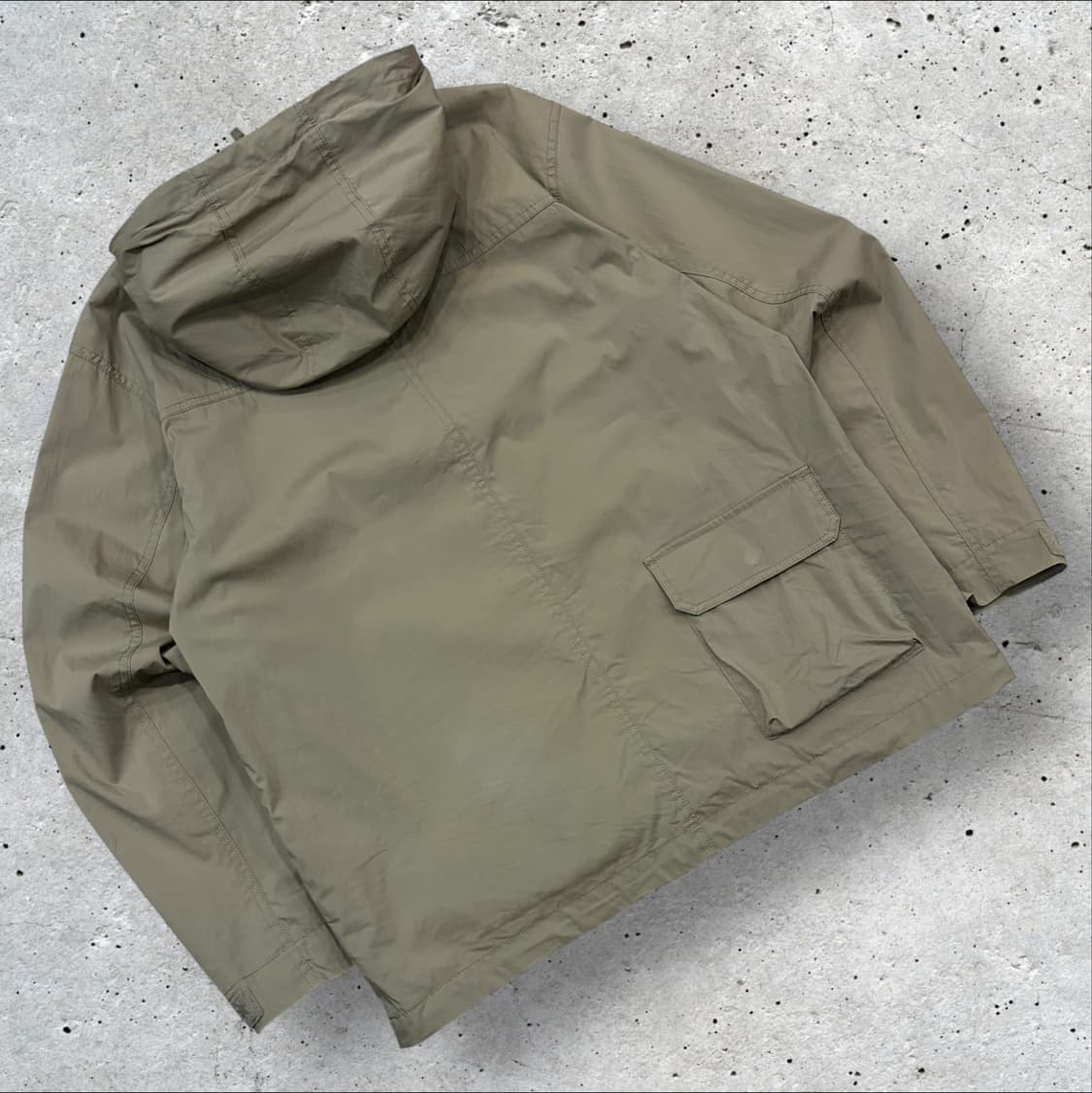 [95] 스노우피크 포켓 후드 야상 바람막이 자켓 카키 D192 상품이미지2