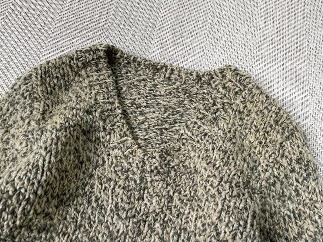 빈티지 멜란지 슬러브 얀 헤비 니트  J03529 상품이미지3