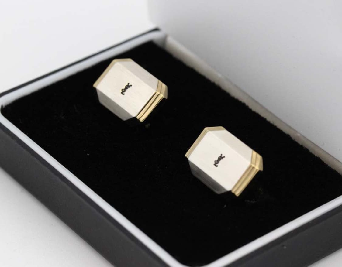 입생로랑 A-등급 남자 명품 커프스 빈티지 1% 할인 상품이미지1