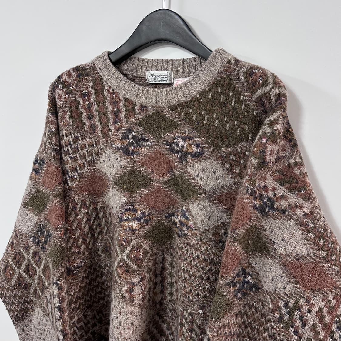 VTG 이태리 패턴 울 스웨터 (va.74) 상품이미지2