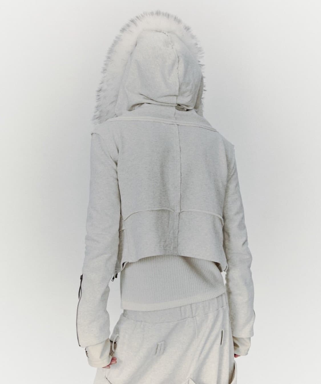 bonienkiye 퍼 후드 자켓 집업 3사이즈 보니앤키예 상품이미지4