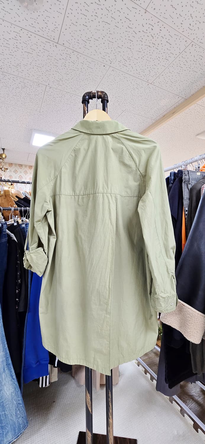 [S] 리스트 카키 셔츠형 바람막이 자켓 상품이미지2
