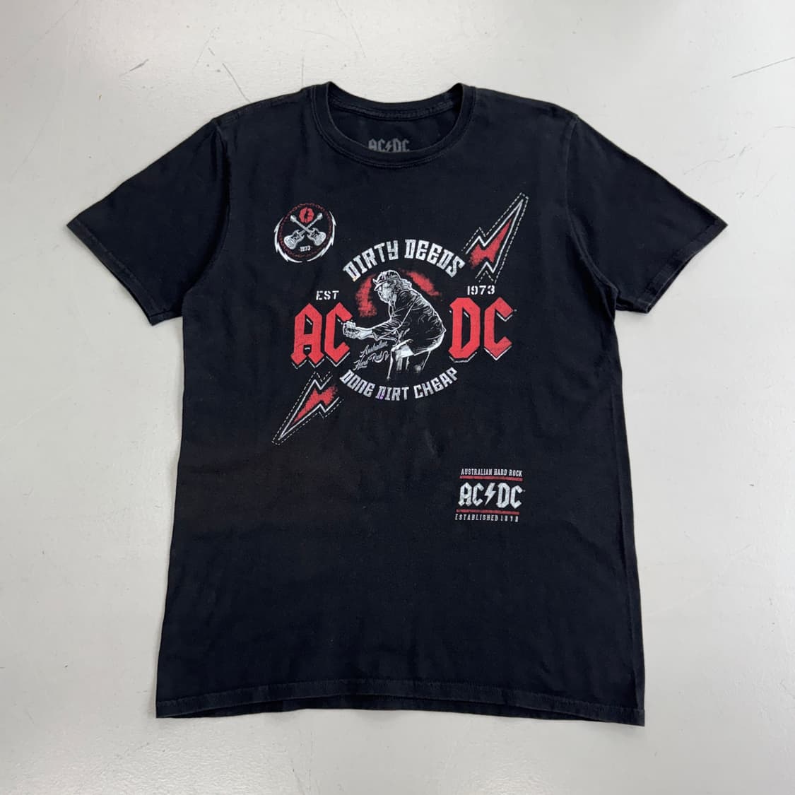 ACDC 빈티지 밴드티 락티 반팔 티셔츠 상품이미지2