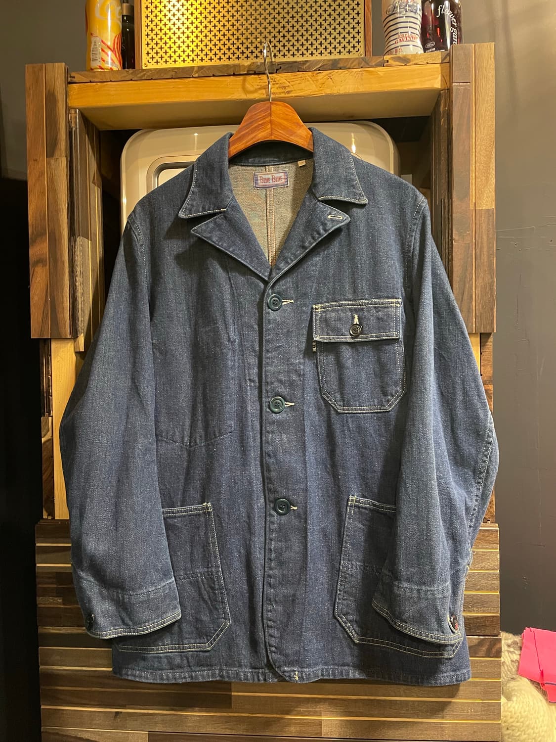 블루블루 데님 초어자켓 상품이미지1