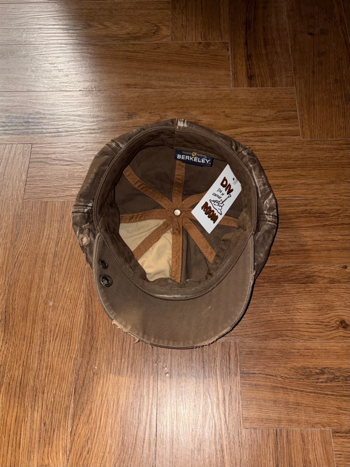 빈티지 워시드 아일렛 뉴스보이캡 상품이미지6