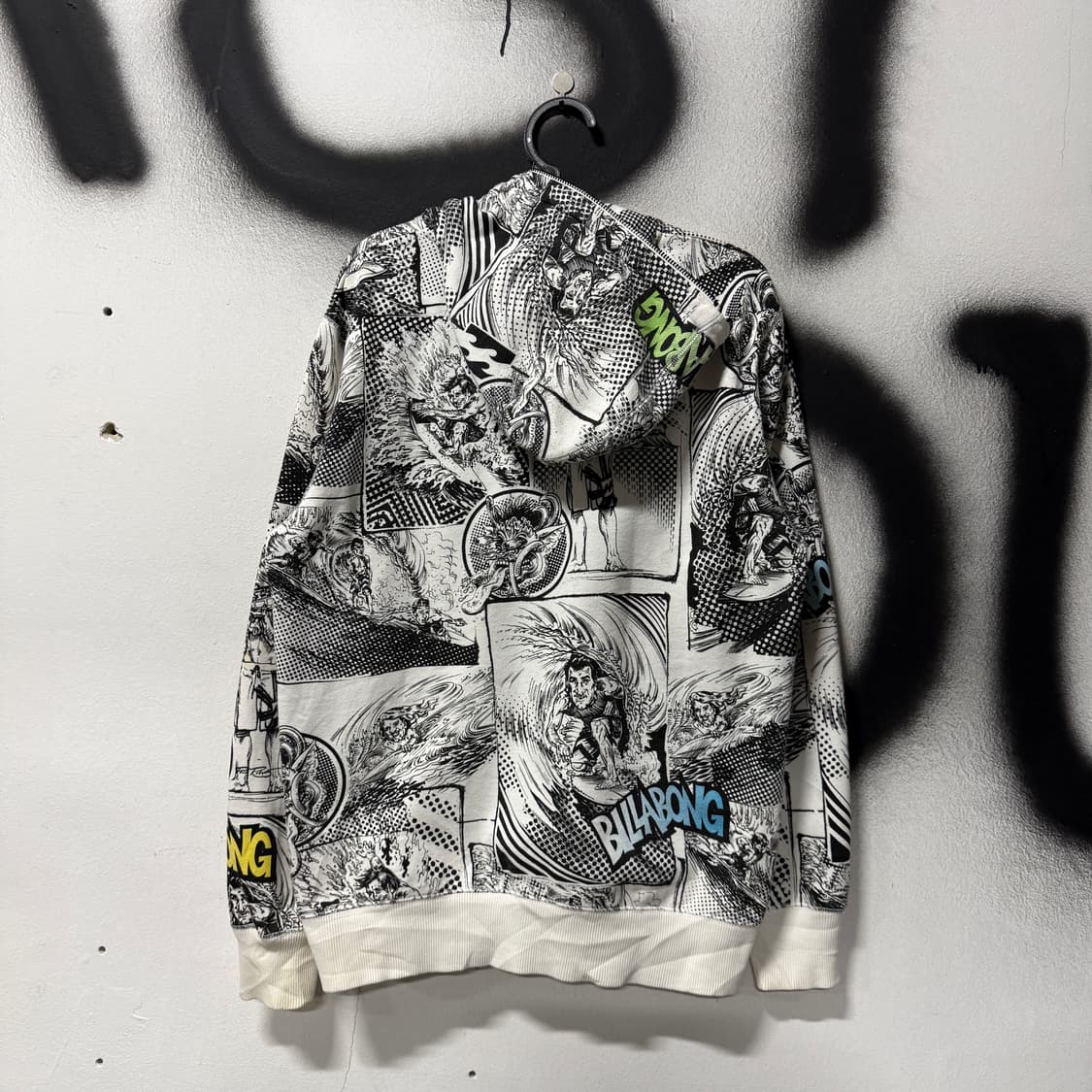 빌라봉 카툰 풀 패턴 풀 집업 후디 상품이미지2