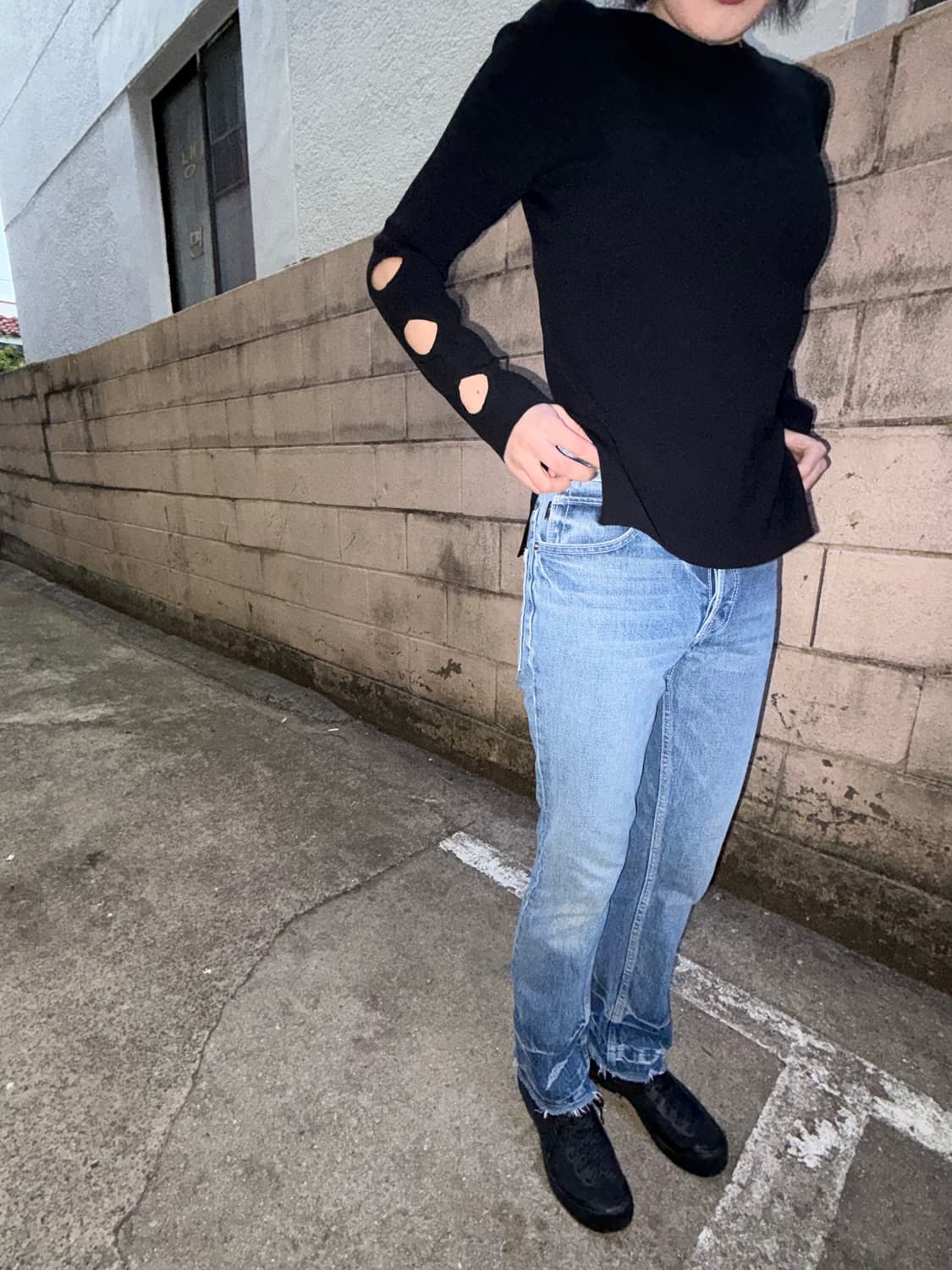 Helmut Lang 2016 Crop Flare Denim 상품이미지4