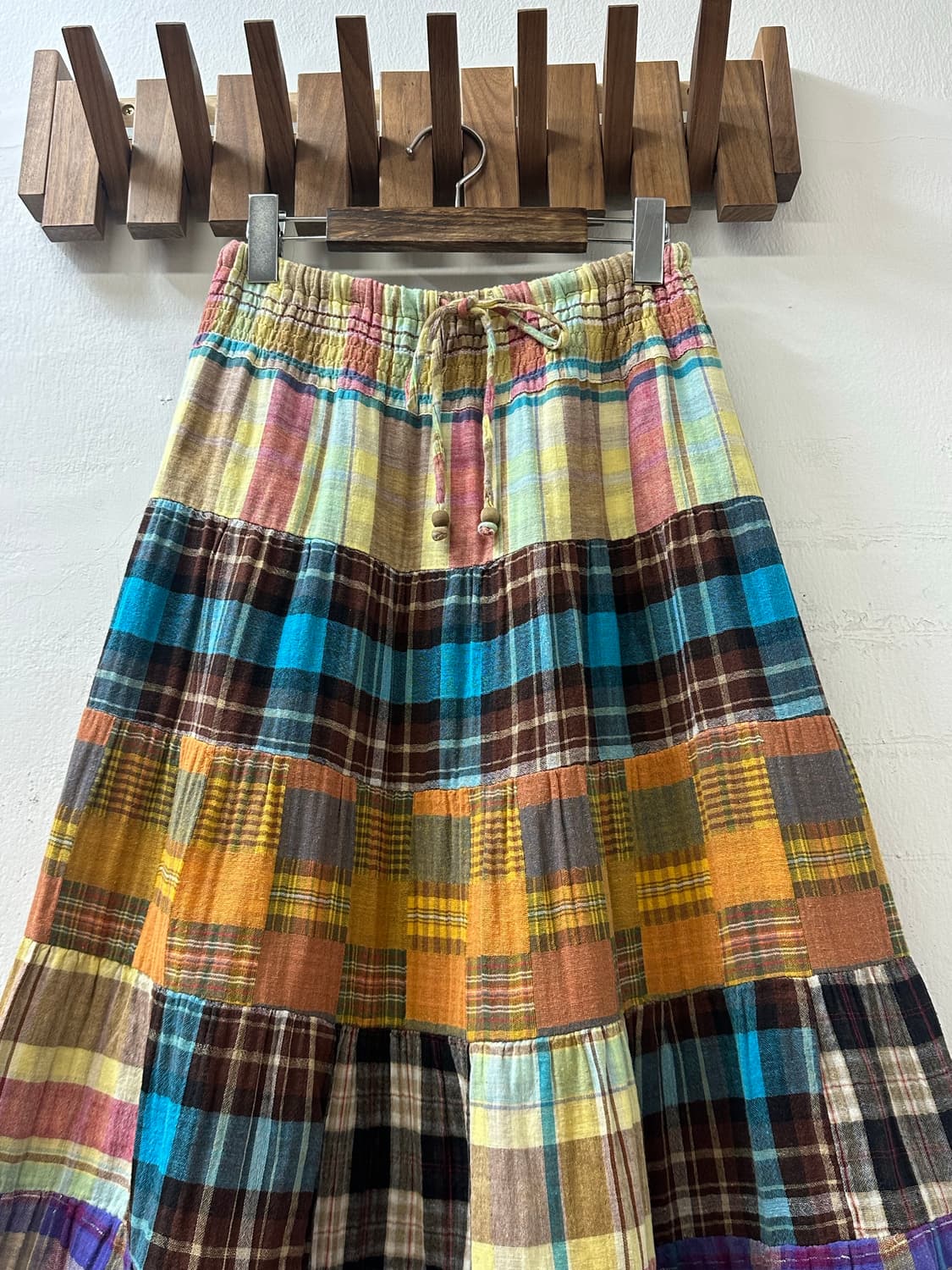 일본빈티지 패치 조각패치 리얼패치 2way 스커트 원피스 상품이미지2