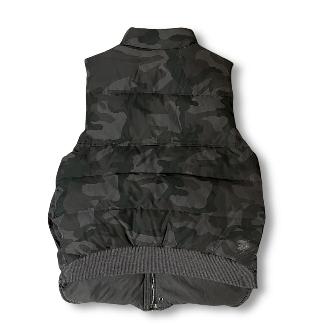 어나더샵 그레이 카모 투포켓 패딩 조끼 상품이미지2