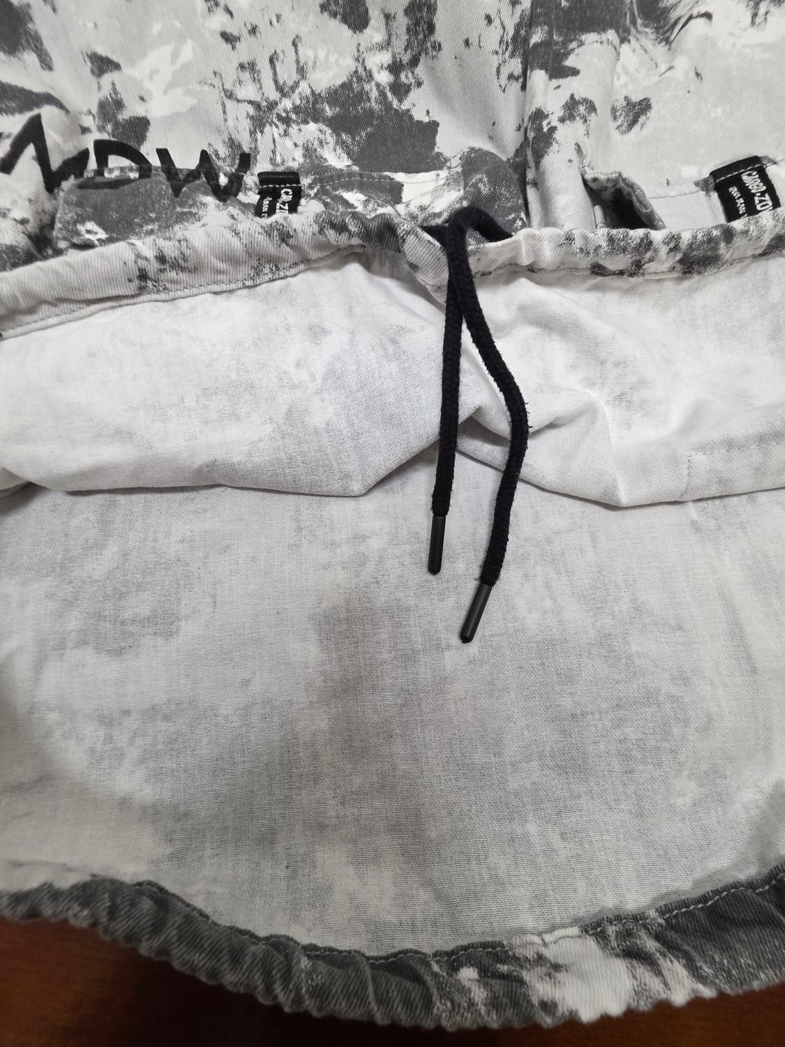 자라 오버핏 스노우 카모 아노락 자켓 XL 상품이미지5