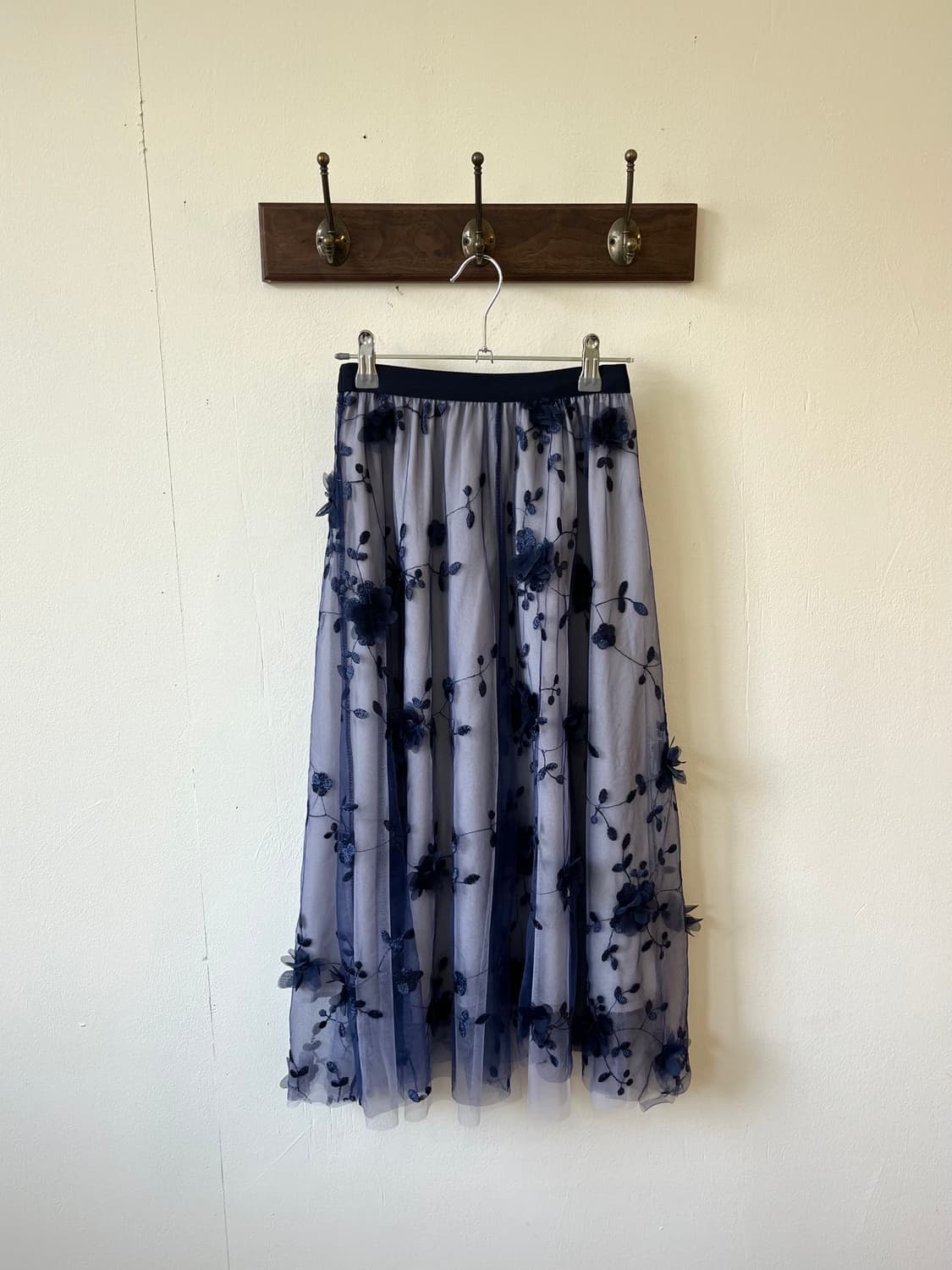 japan vtg 레이어드 플라워 스커트 상품이미지2