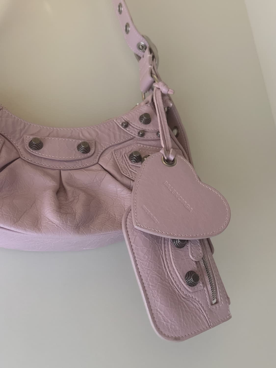 발렌시아가 르카골 xs 숄더백 파우더핑크 상품이미지3