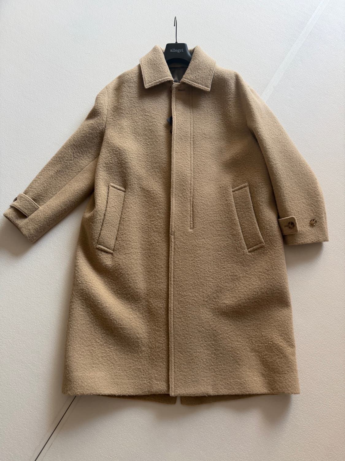 알레그리 오버핏 발마칸 코트 52시이즈 팝니다.  상품이미지1