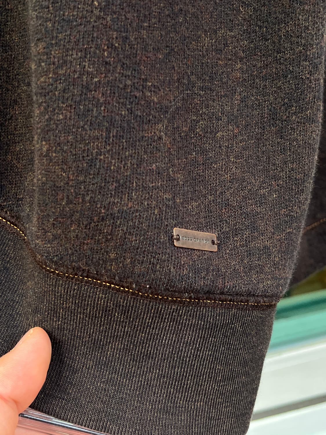 Hugo Boss 남성 코튼 가디건 브라운 XL 상품이미지5