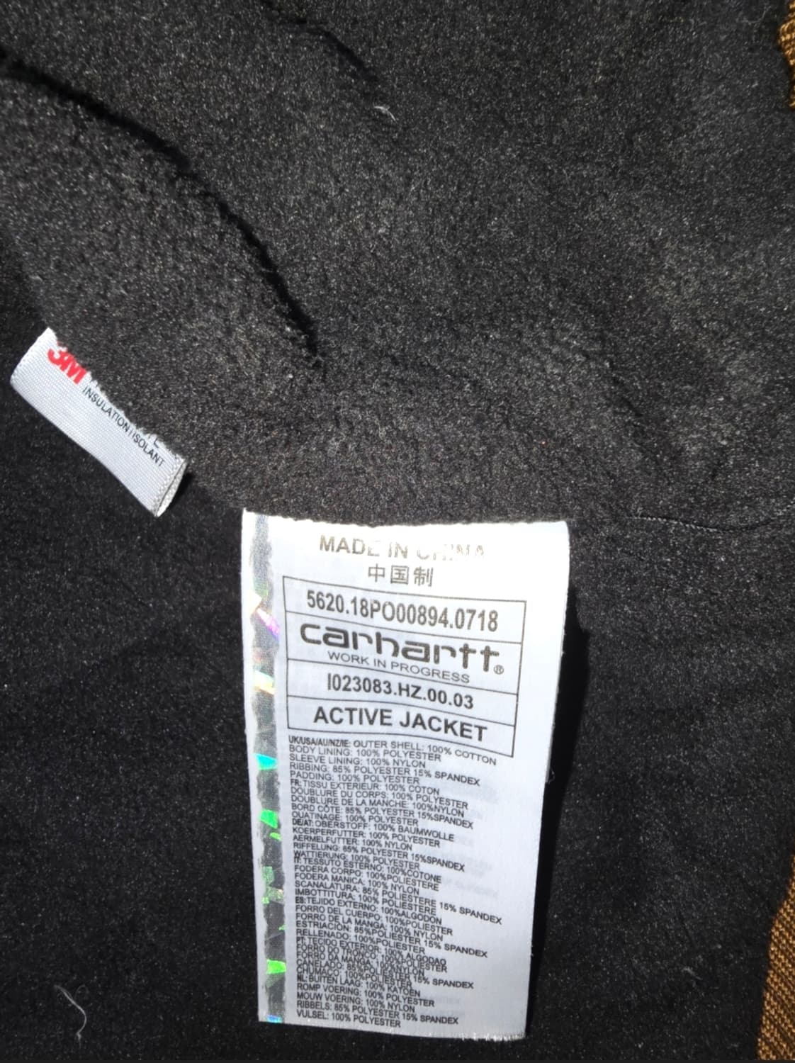 칼하트 WIP 액티브 윈터 상품이미지6