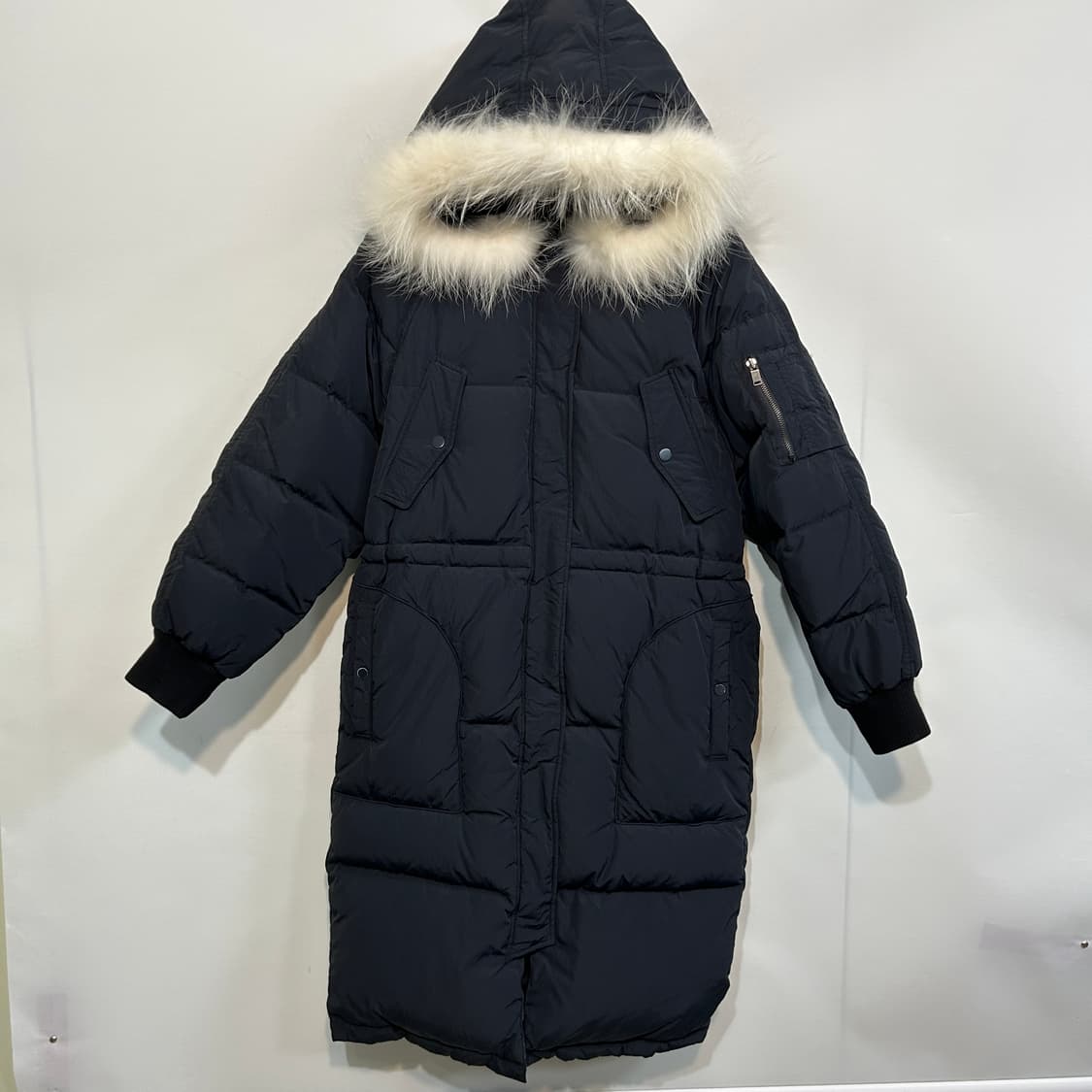 세컨플로어 여성 롱패딩 0사이즈 상태최상 상품이미지1