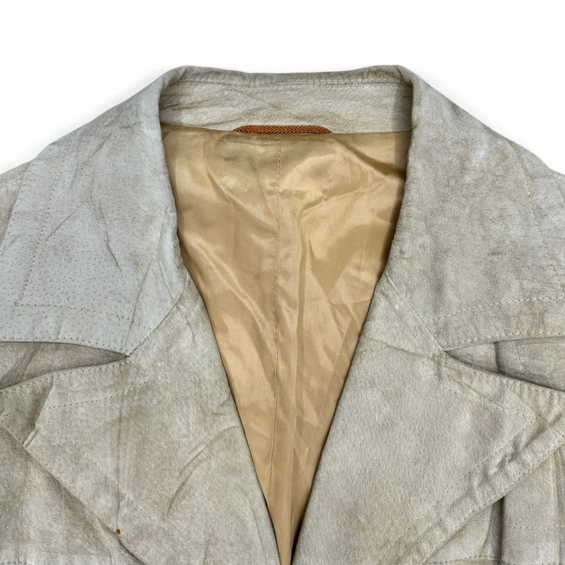 70's 벨티드 레더 자켓 상품이미지3