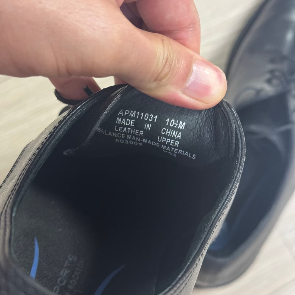 락포트 플레인토 더비슈즈 블랙 10.5M (285) 새제품 상품이미지5