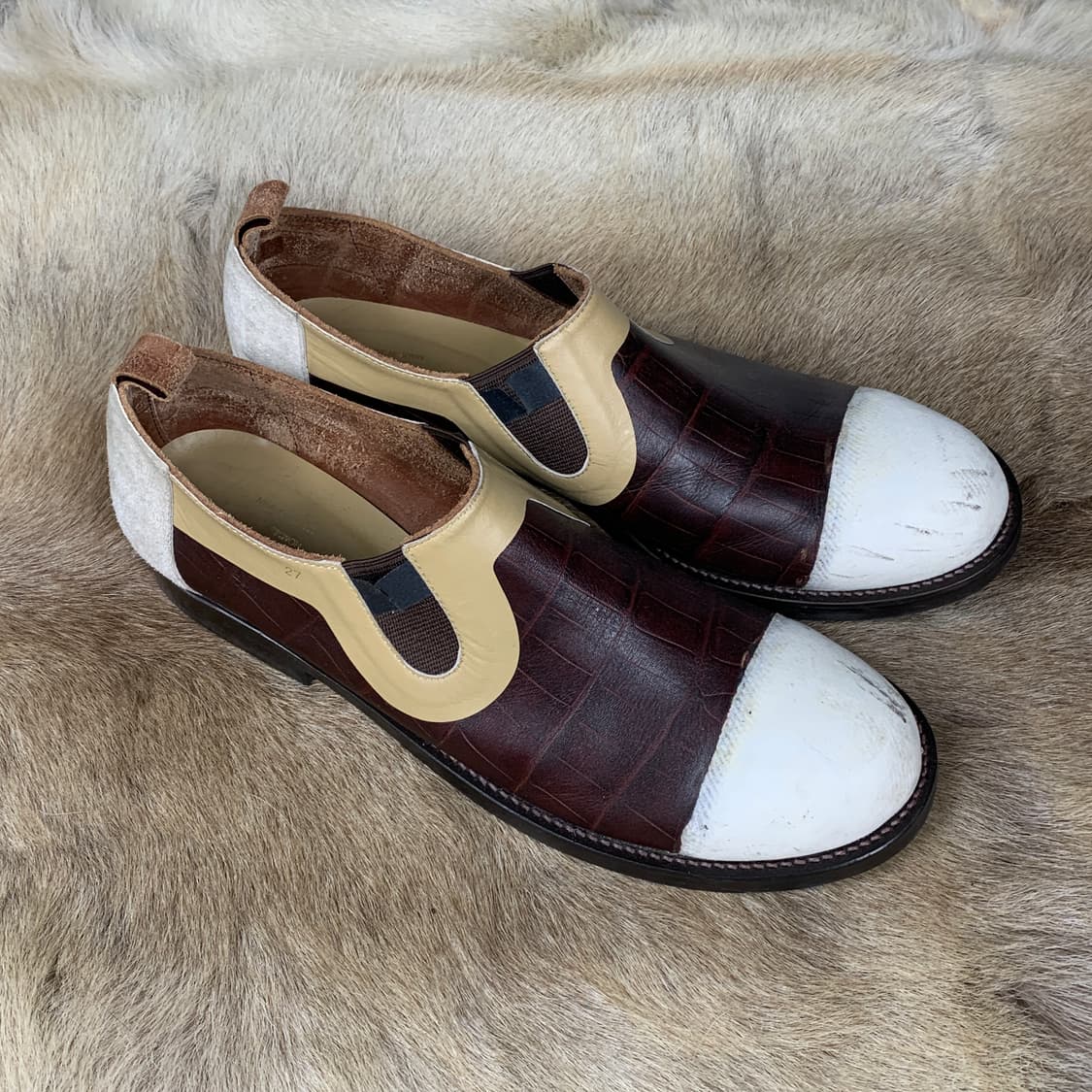 꼼데가르송 옴므 플러스 02AW 레더 슈즈 상품이미지1