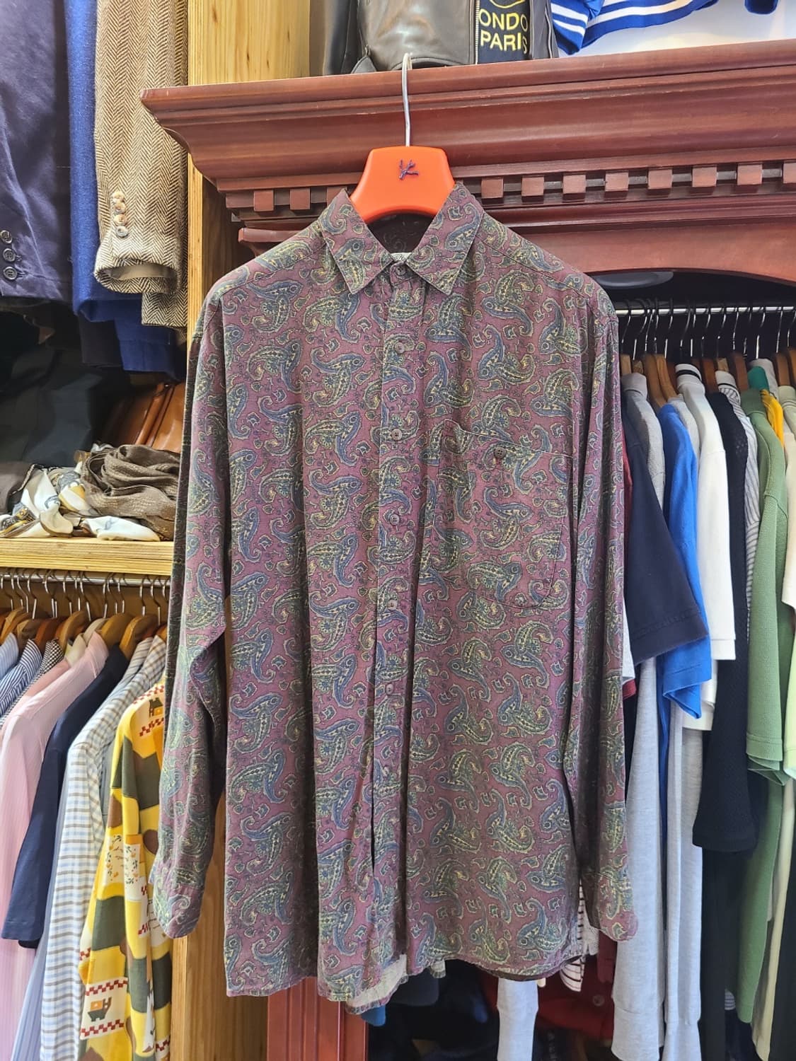 빈티지 페이즐리 셔츠 상품이미지7