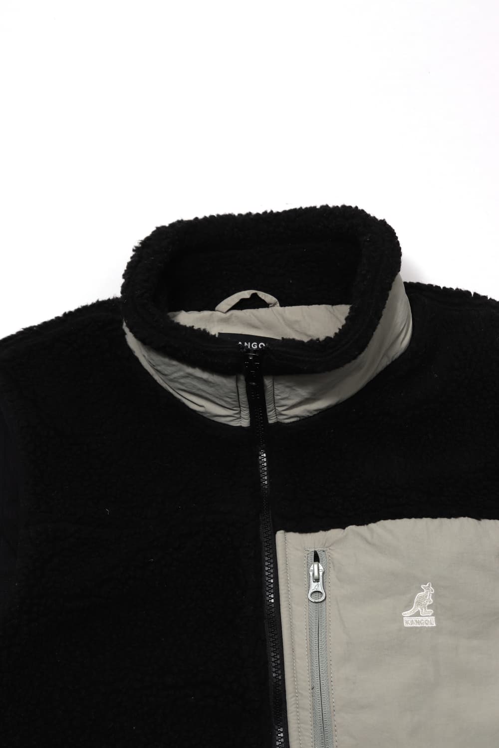 KANGOL 우븐 플리스 멀티컬러 베스트 조끼 6131 women M 상품이미지3