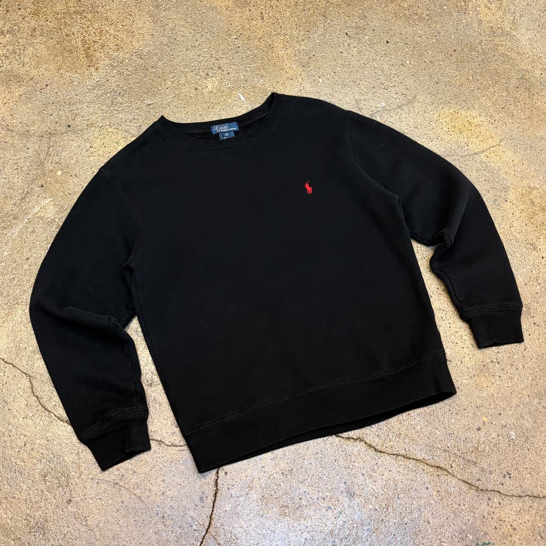 00s 미국 빈티지 폴로랄프로렌 검정 맨투맨 상품이미지2