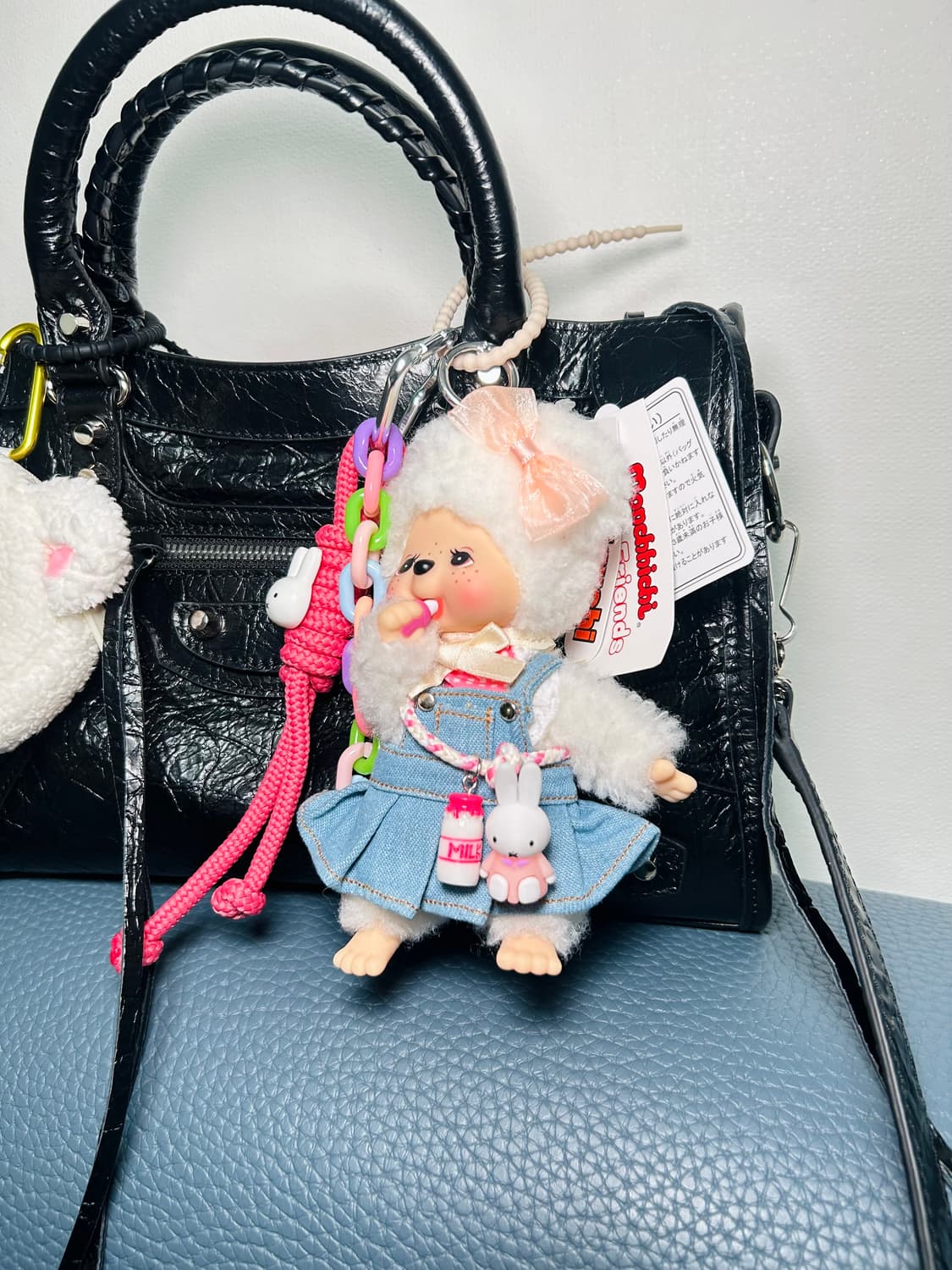 (47)정품 몬치치 프렌즈 챠무 커스텀키링🐑🧂+미피콜라보 커스텀키링 상품이미지7