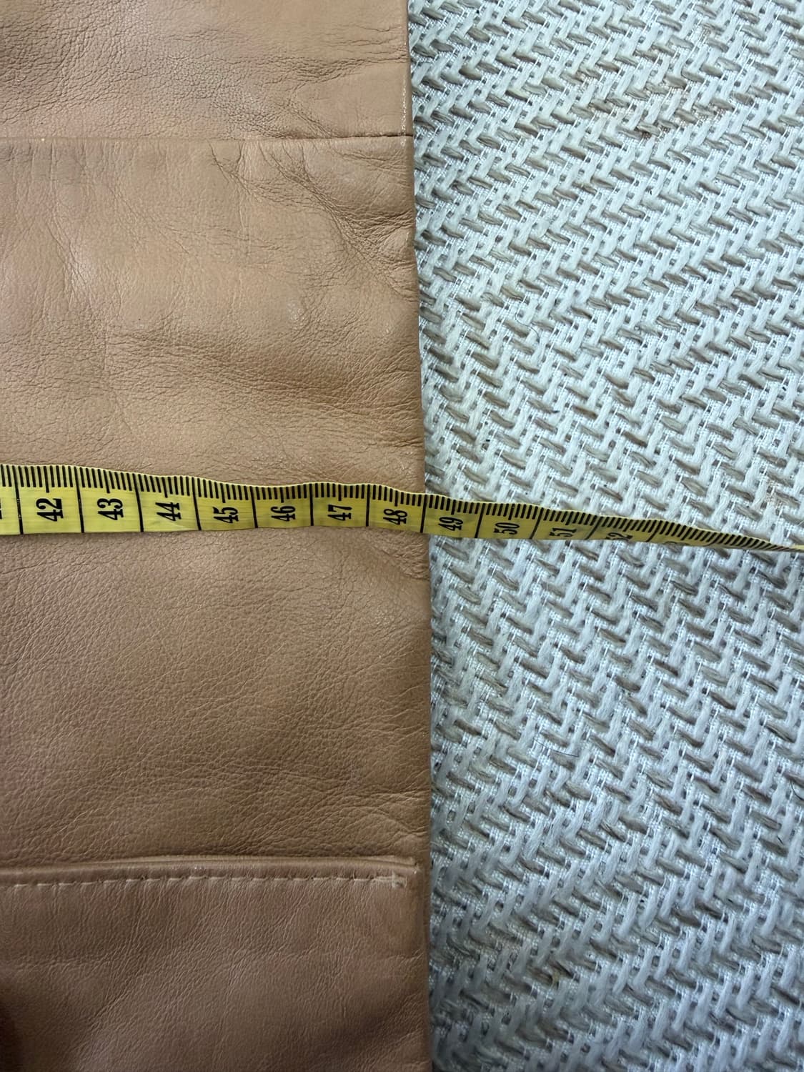 정품) 산드로 여성 브라운 레더 크롭 가죽자켓 82(55) 상품이미지10