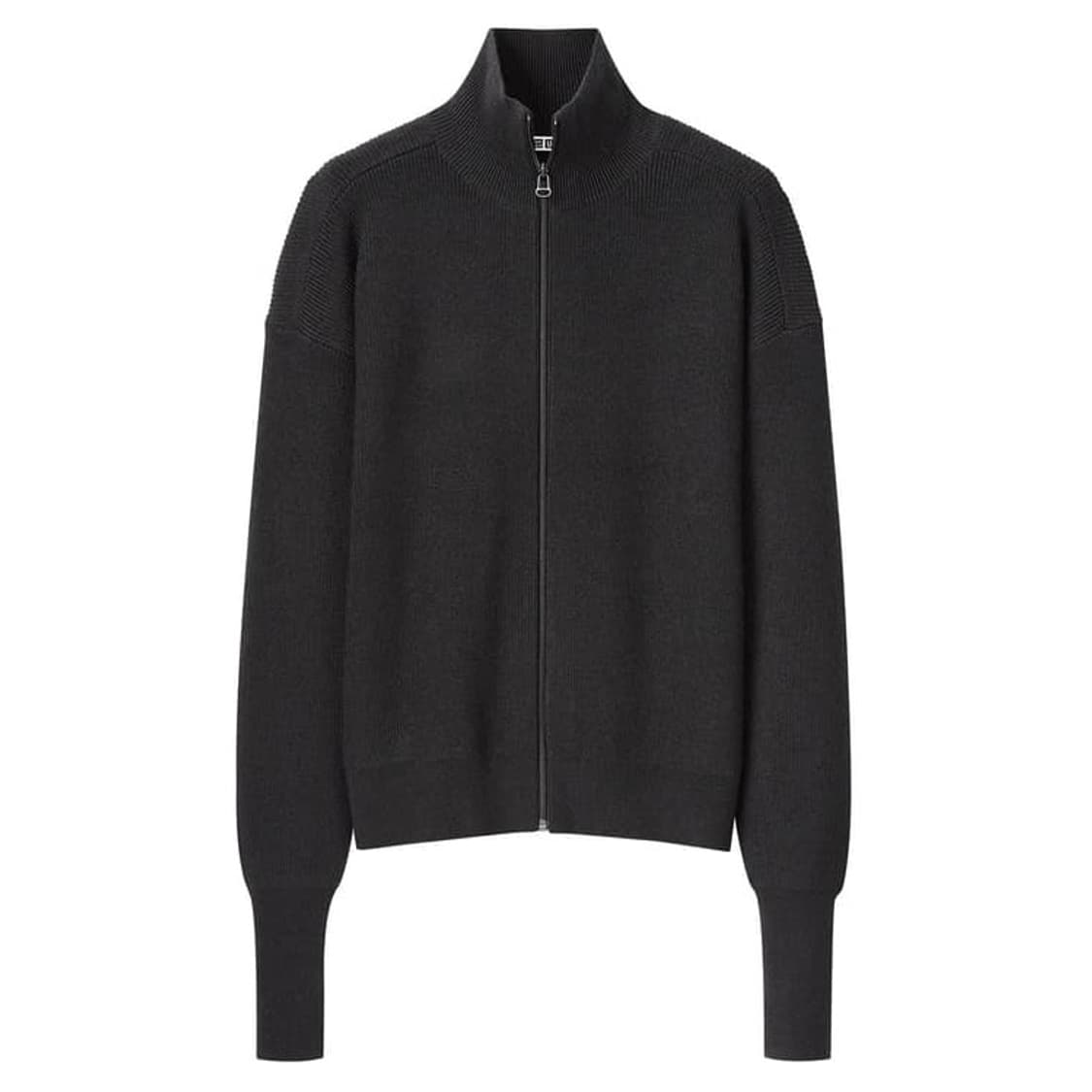 유니클로U 메리노블렌드립풀짚스웨터 니트집업 XL 상품이미지1