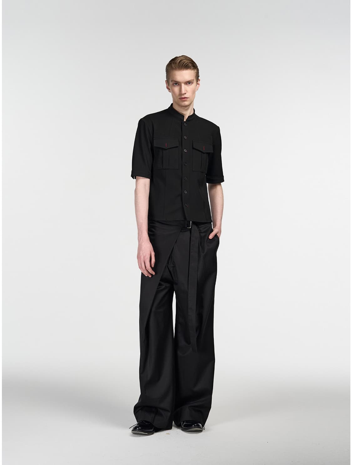 비엑세스 black safari short sleeve shirt 상품이미지2