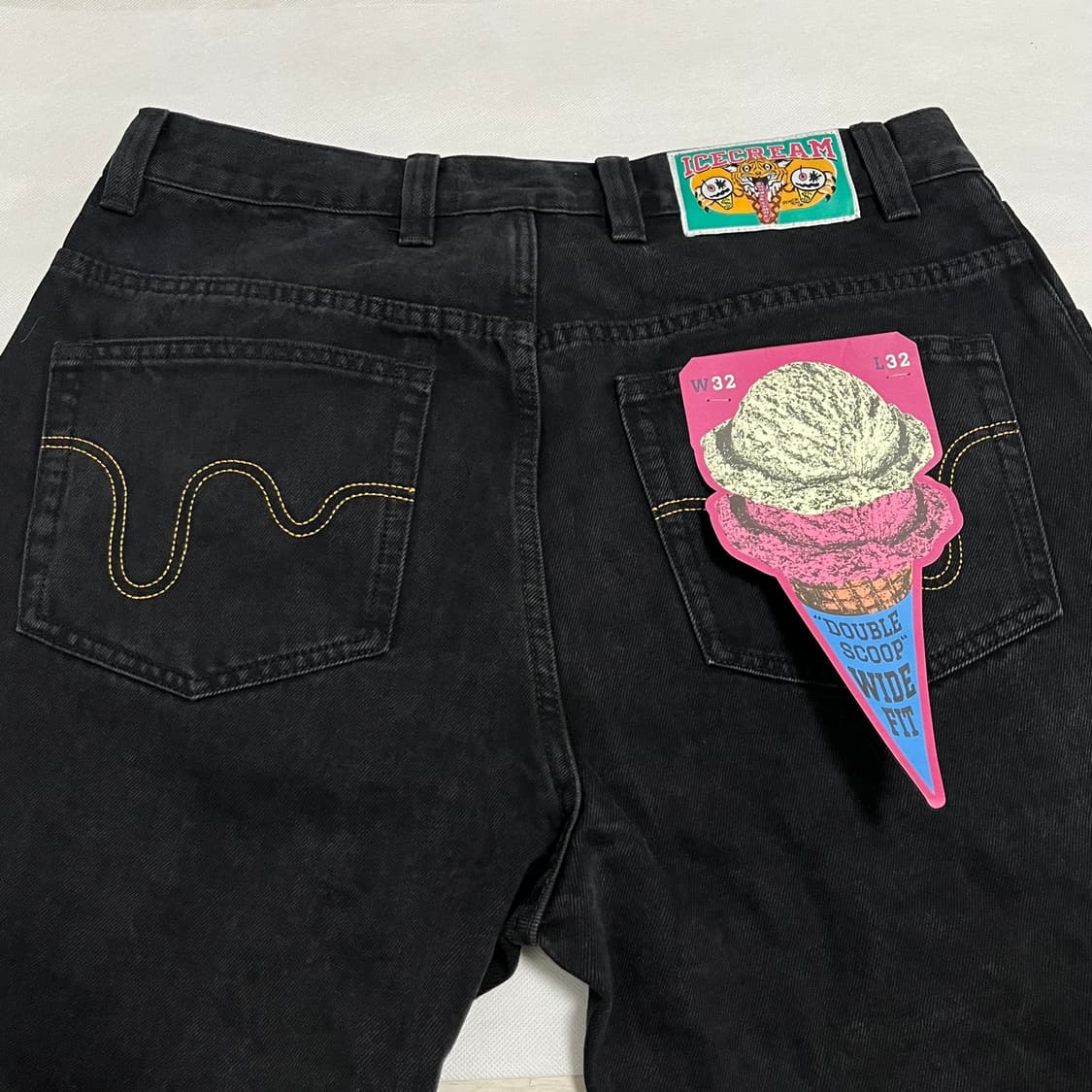 [30,32]빌리어네어 보이즈 클럽 25ss 러닝 도그 데님 팬츠 상품이미지2