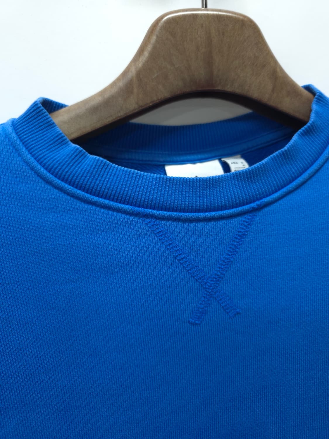 아디다스 남성 슈무 로고 블루 크루넥 맨투맨 (L사이즈) 상품이미지4