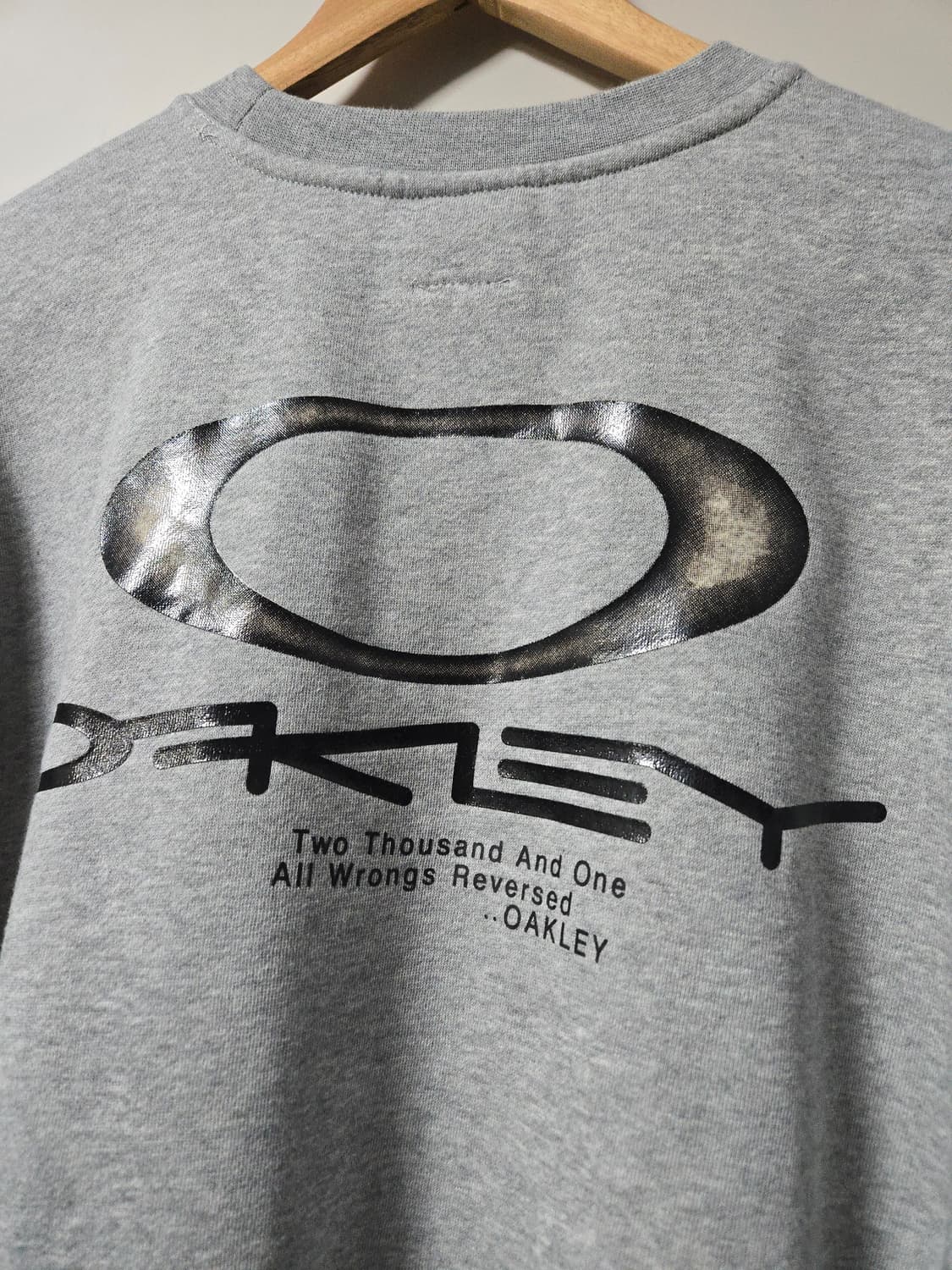 오클리 USA 아카이브 스웻 기모 맨투맨 표기 미국 L 국내 XL 상품이미지6