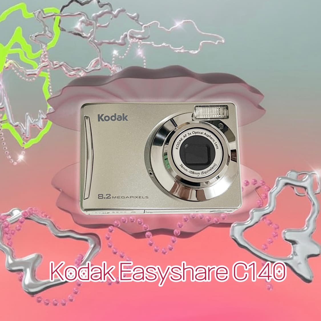 풀셋!) Kodak EasyShare 코닥 이지쉐어 C140 실버 상품이미지1