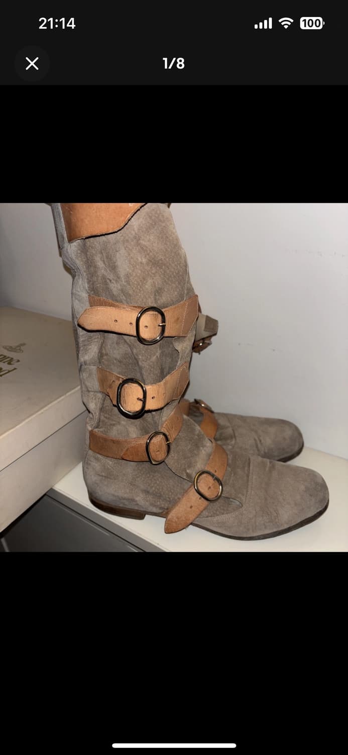 비비안웨스트우드 파일럿 부츠 상품이미지1