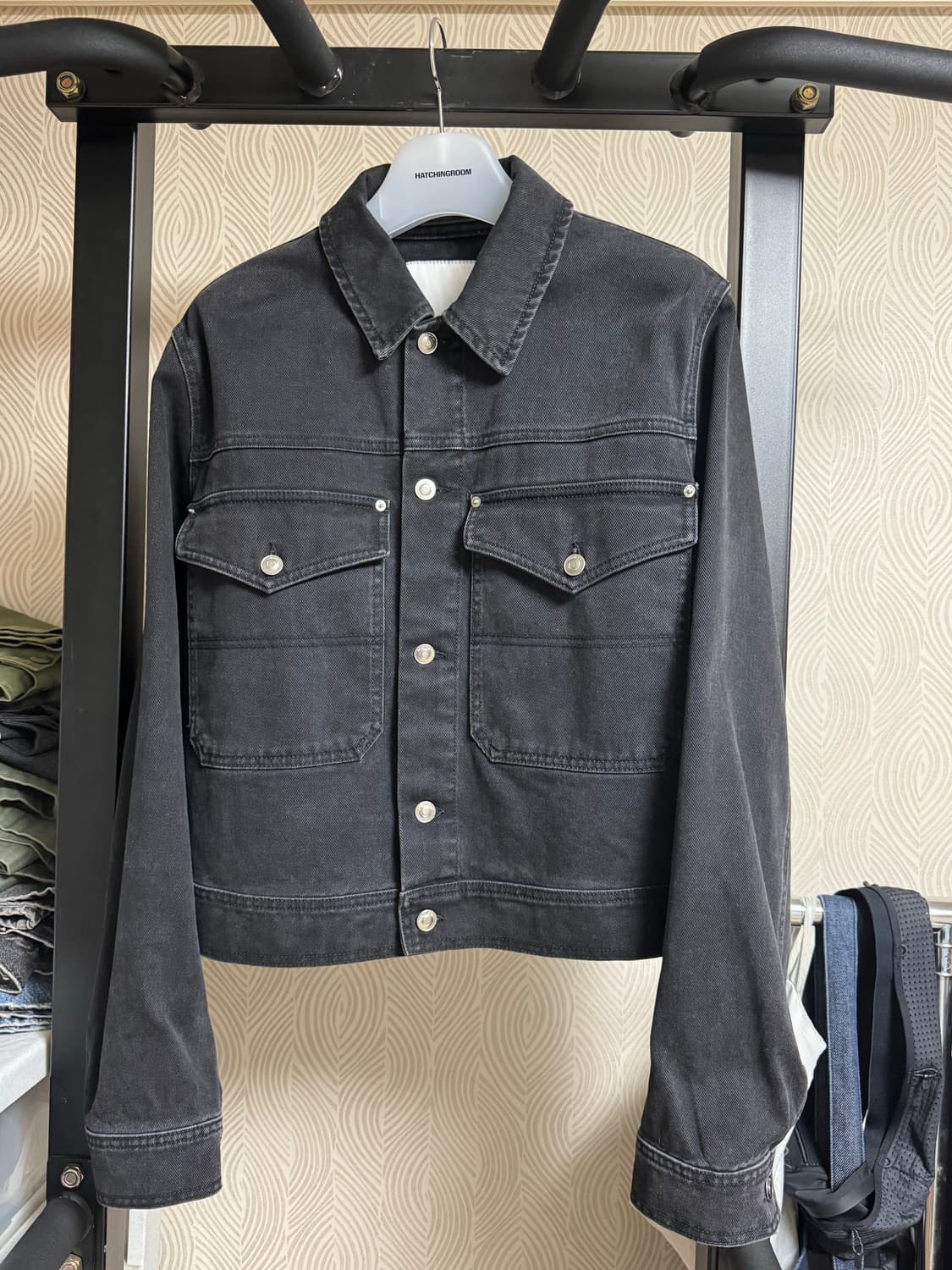 겐조 블랙 데님 트러커 상품이미지1