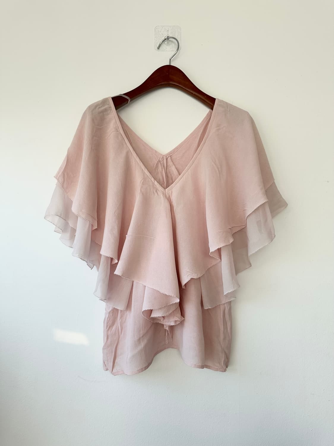 인디 핑크 쉬폰 블라우스 상품이미지1