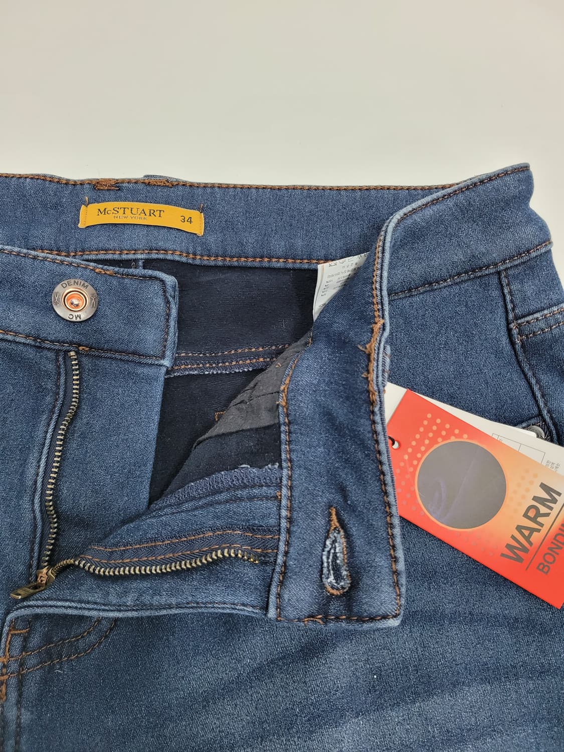 (새상품) McSTUART 23FW 맥스튜어트 기모 스판 청바지/남 34 상품이미지6