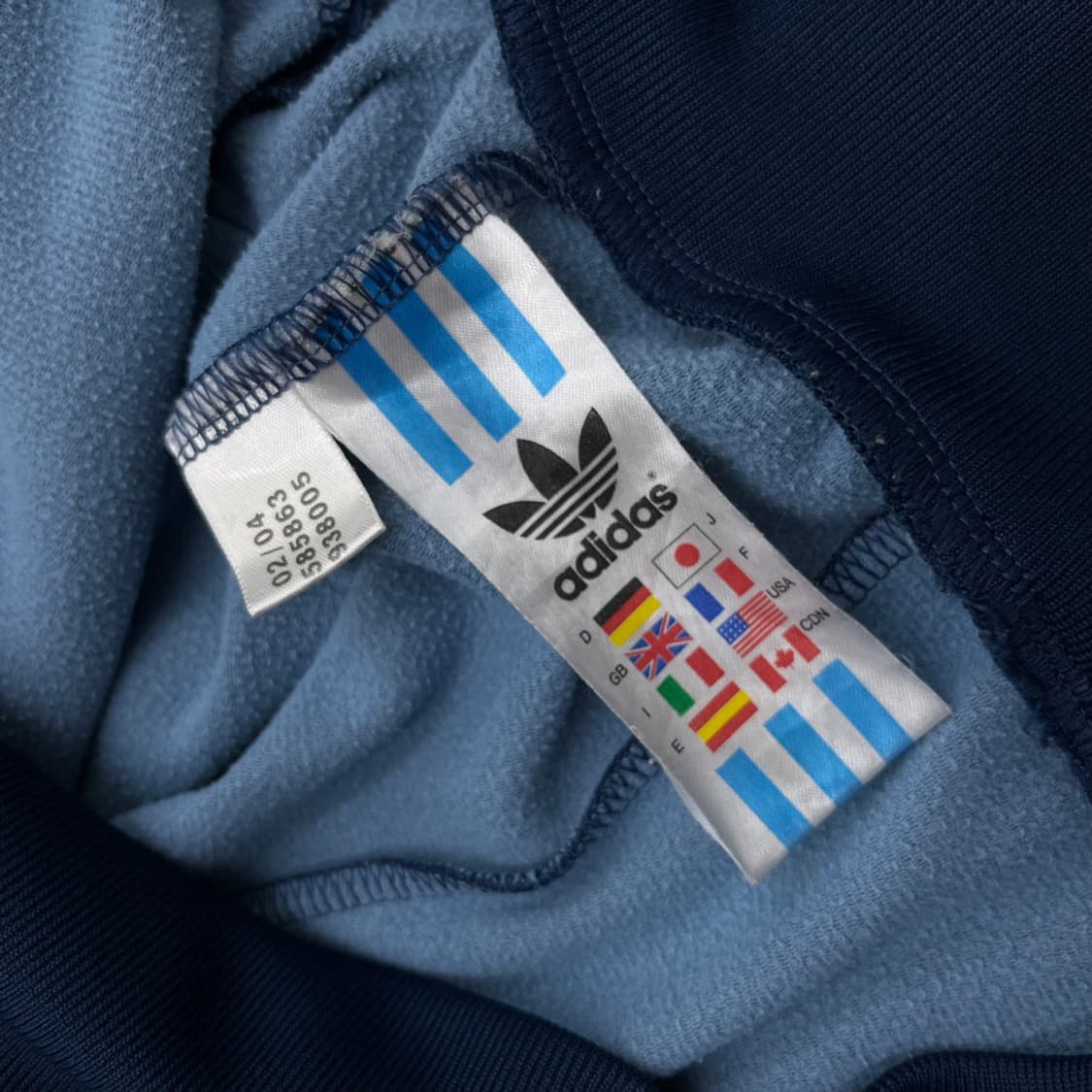 아디다스 슈퍼스타 스카이블루라인 네이비 트랙탑 110 상품이미지7