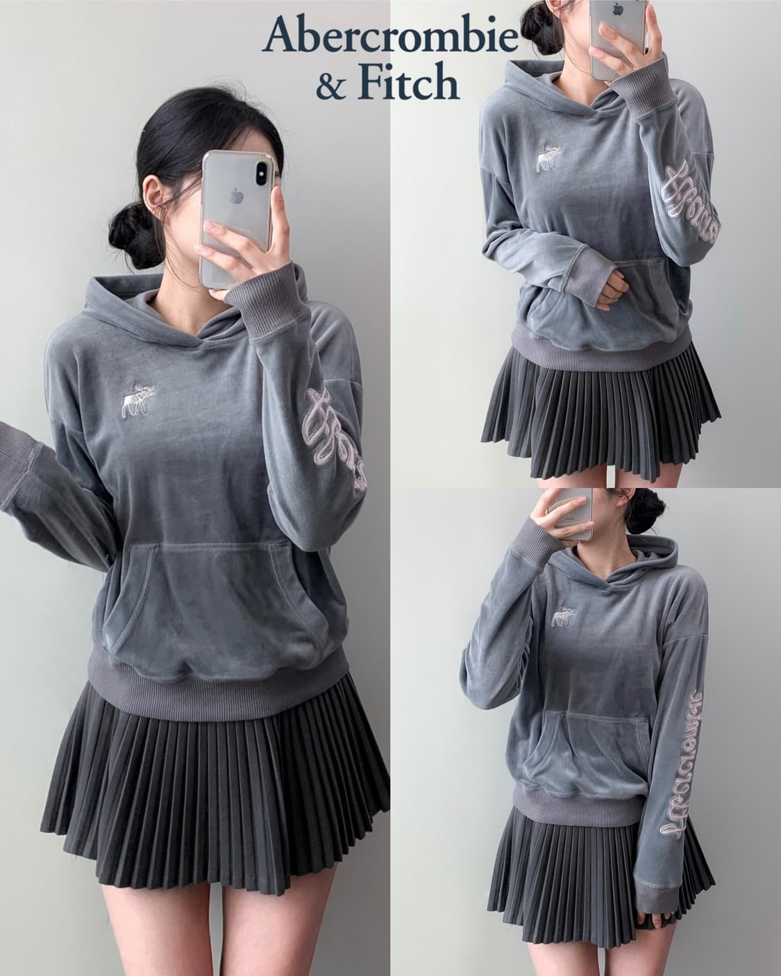 아베크롬비 밸벳 후드티  상품이미지1