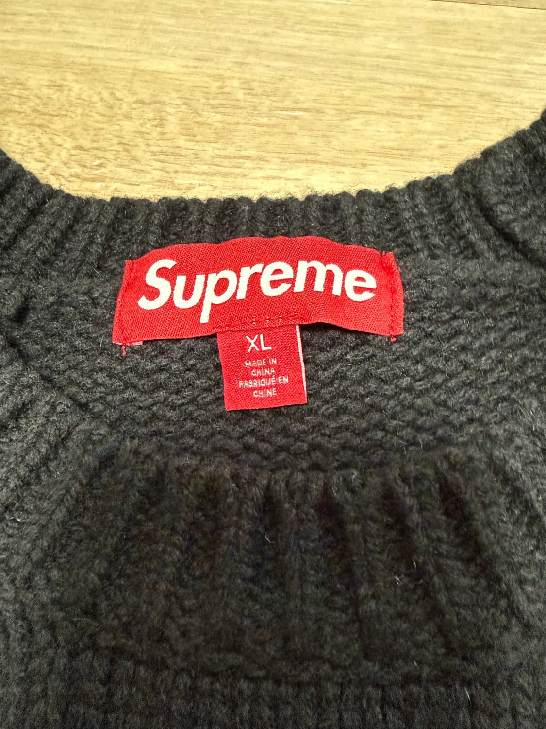 [xl] 슈프림 24fw 스노우모빌 스웨터 니트 블랙 상품이미지5