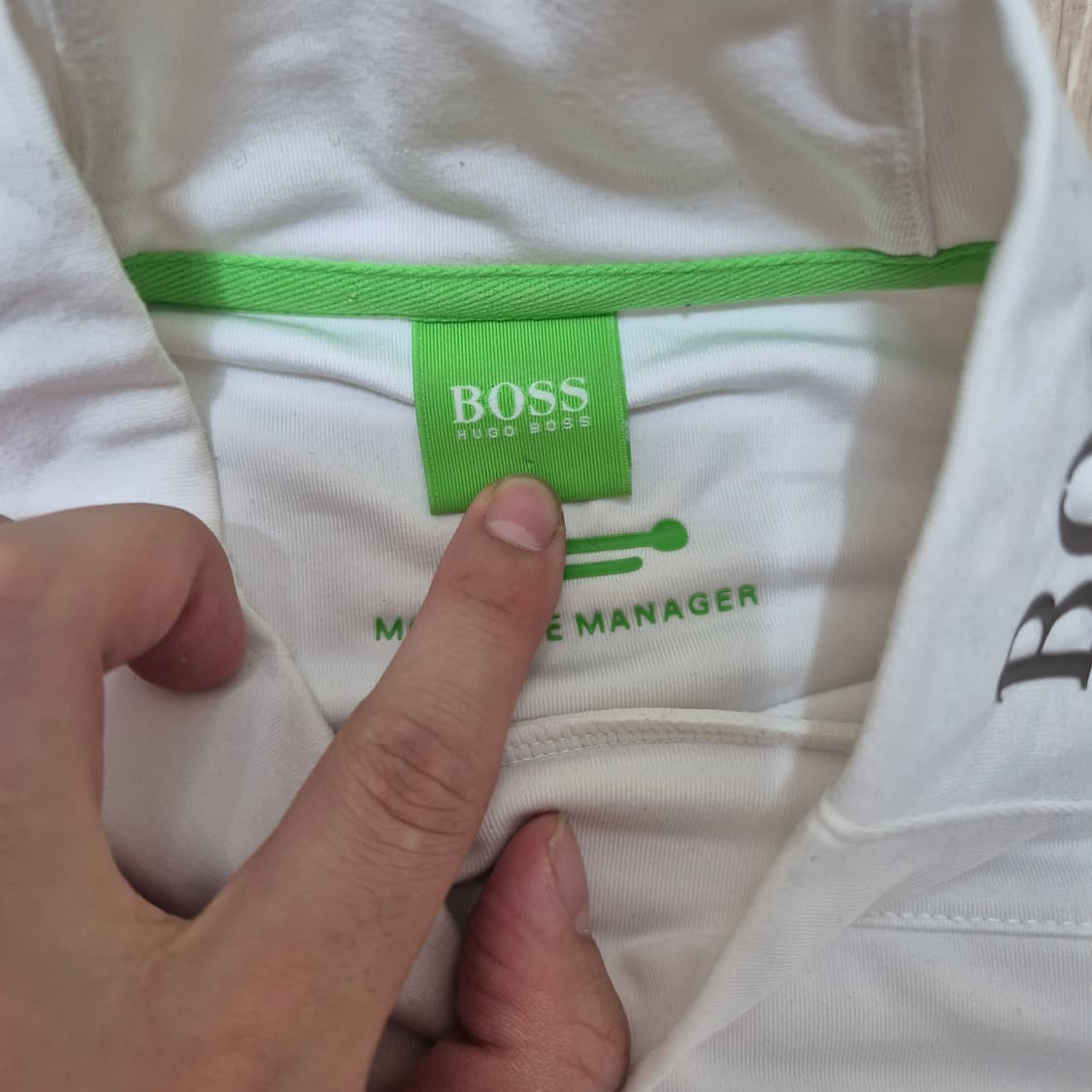 휴고 보스 남성 기능성 골프웨어 긴팔티 상품이미지5