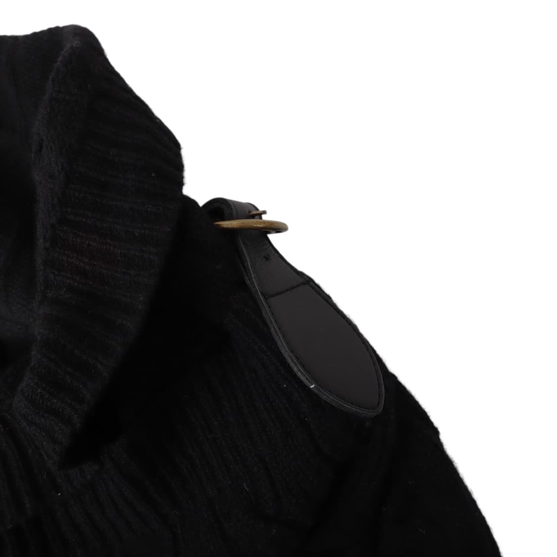 폴로 랄프로렌 레더스트랩 울 캐시미어 케이블 니트 가디건 상품이미지3