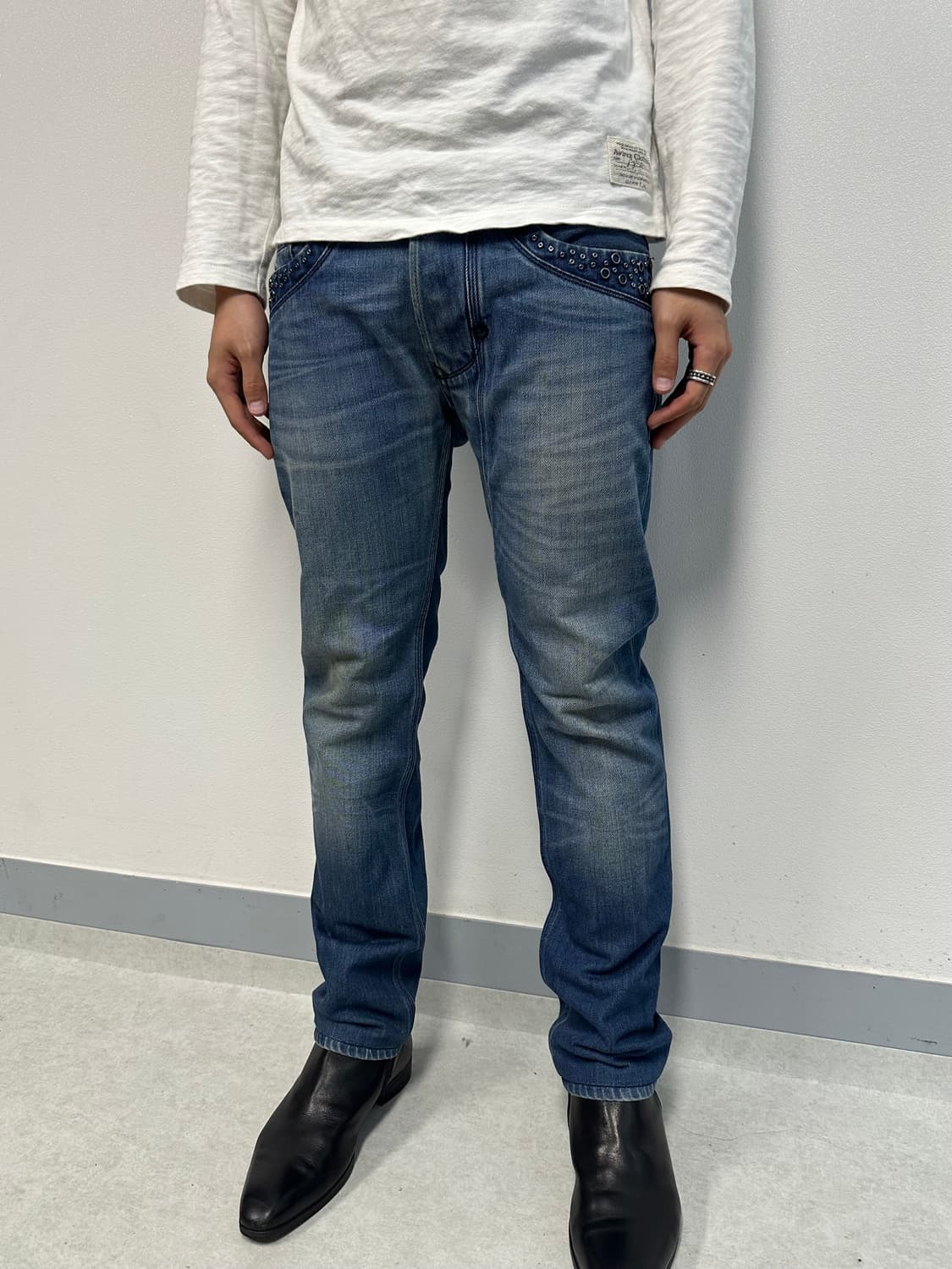 디젤 디테일 워싱 팬츠 상품이미지1