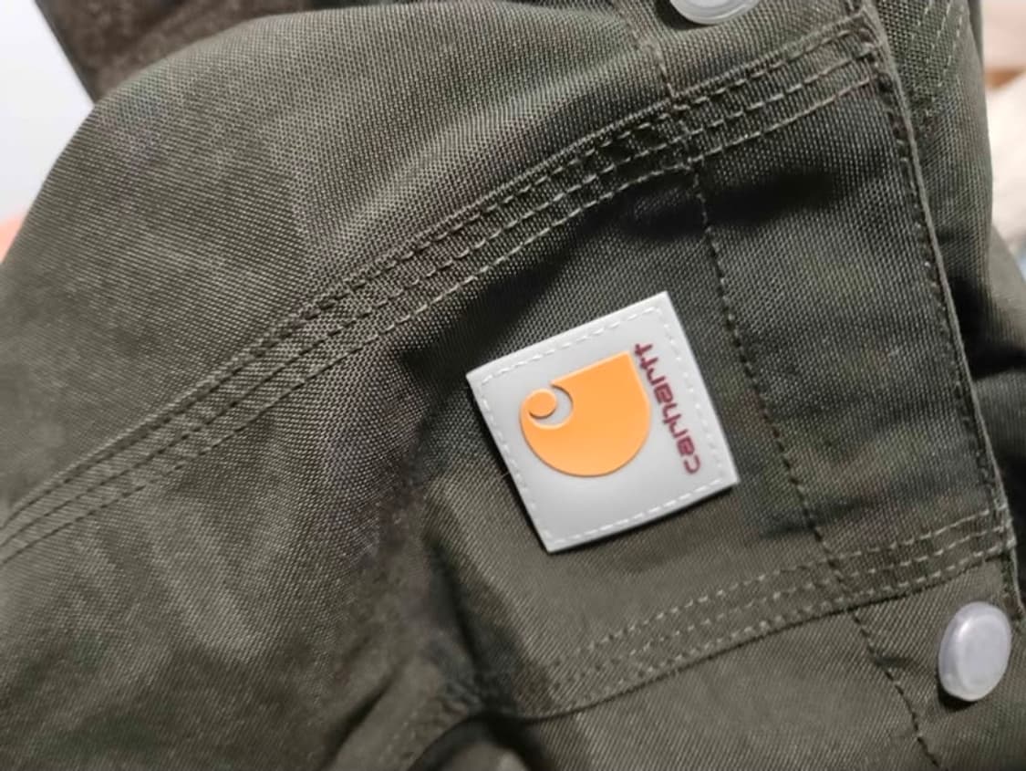 칼하트 J162 307 카키 Man Small 워크 자켓 상품이미지8