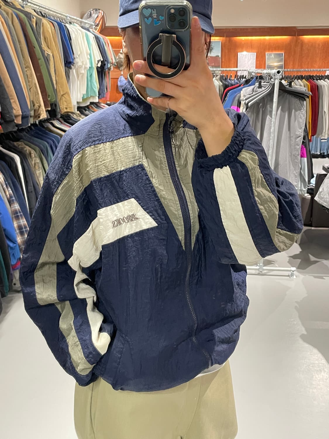 90s brooks 올드스쿨 바람막이 자켓 상품이미지3